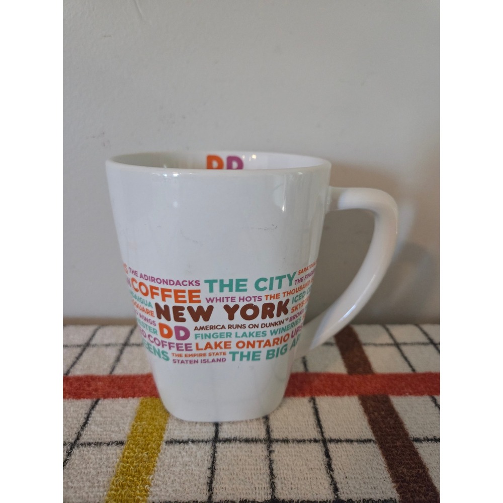 Dunkin Donuts New York The City Empire State Ceramic Coffee Mug 2016 DD Logo